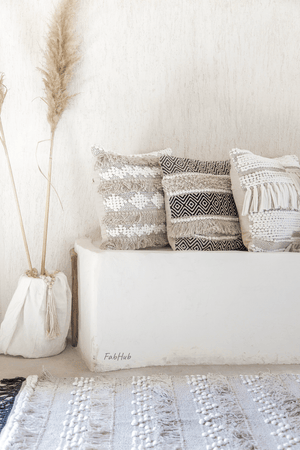 Geometric Boho Pillow Cover - Tribe - Home Decor | Shop Baskets, Ceramics, Pillows, Rugs & Wall Hangs online