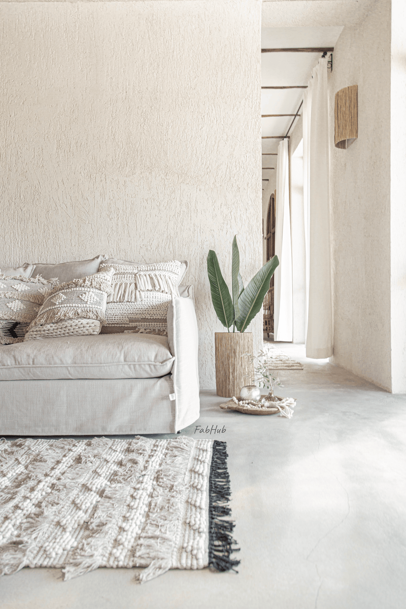 Boho Tassel Rug - Casa 6.5'x9.8' - Home Decor | Shop Baskets, Ceramics, Pillows, Rugs & Wall Hangs online