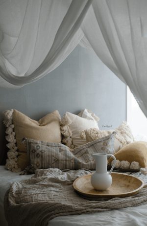 Pompon Pillow Cover Faye - Home Decor | Shop Baskets, Ceramics, Pillows, Rugs & Wall Hangs online
