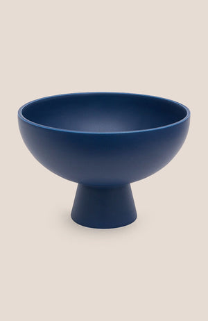 Raawii Strøm Bowl - Blue 6h x 8.7"diam - Home Decor | Shop Baskets, Ceramics, Pillows, Rugs & Wall Hangs online