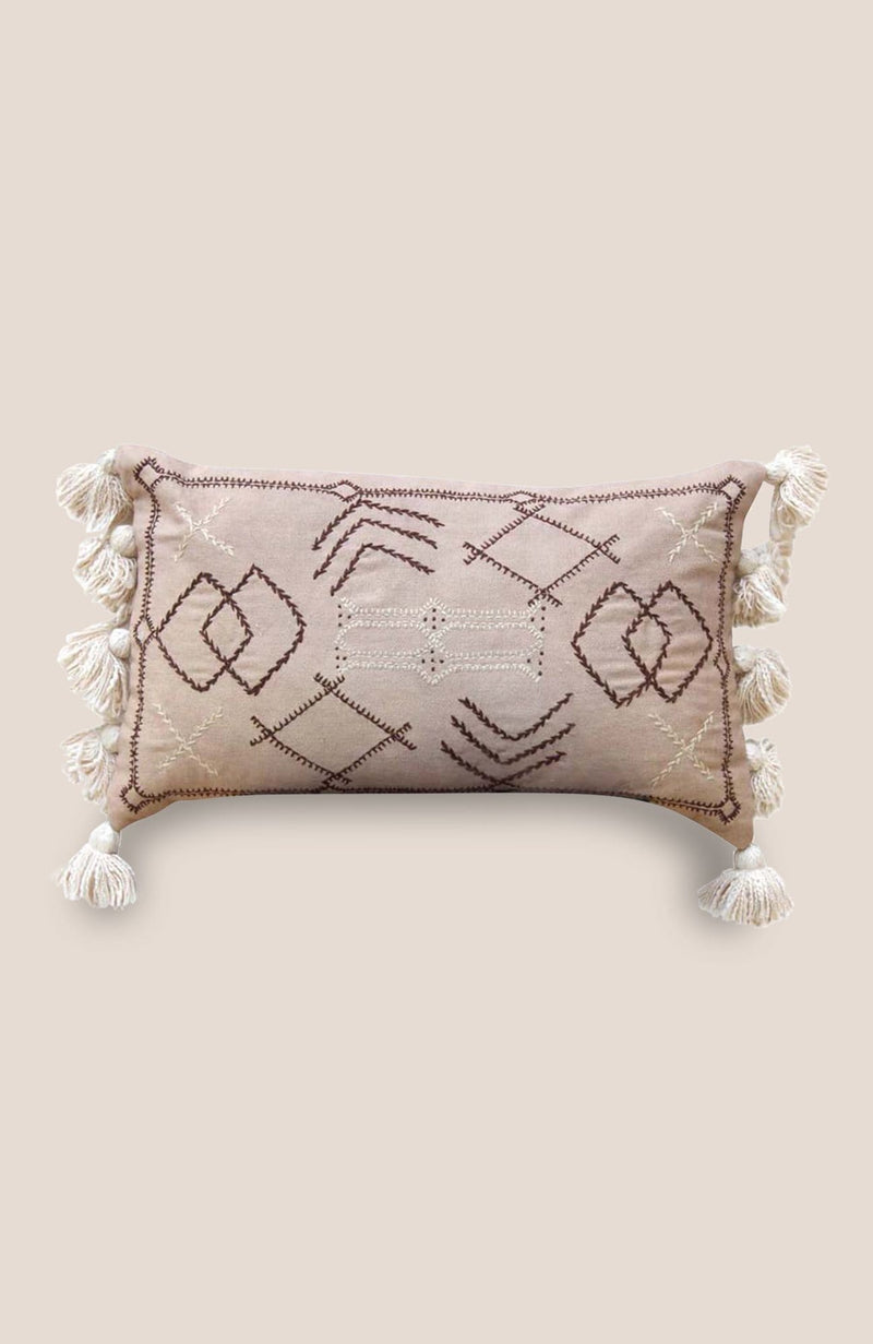 Sabra Pompom Pillow Cover Vega - Home Decor | Shop Baskets, Ceramics, Pillows, Rugs & Wall Hangs online