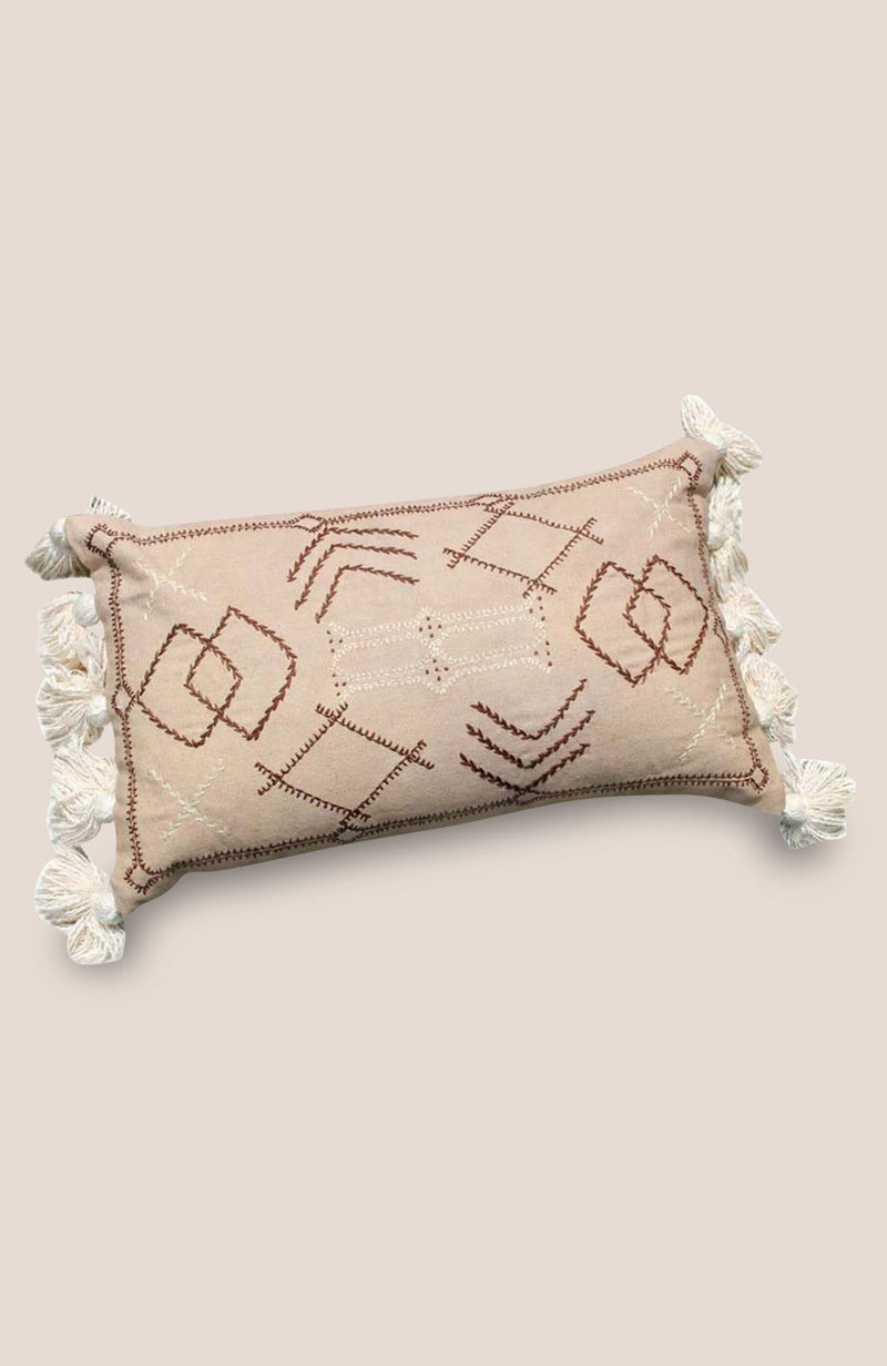 Sabra Pompom Pillow Cover Vega - Home Decor | Shop Baskets, Ceramics, Pillows, Rugs & Wall Hangs online