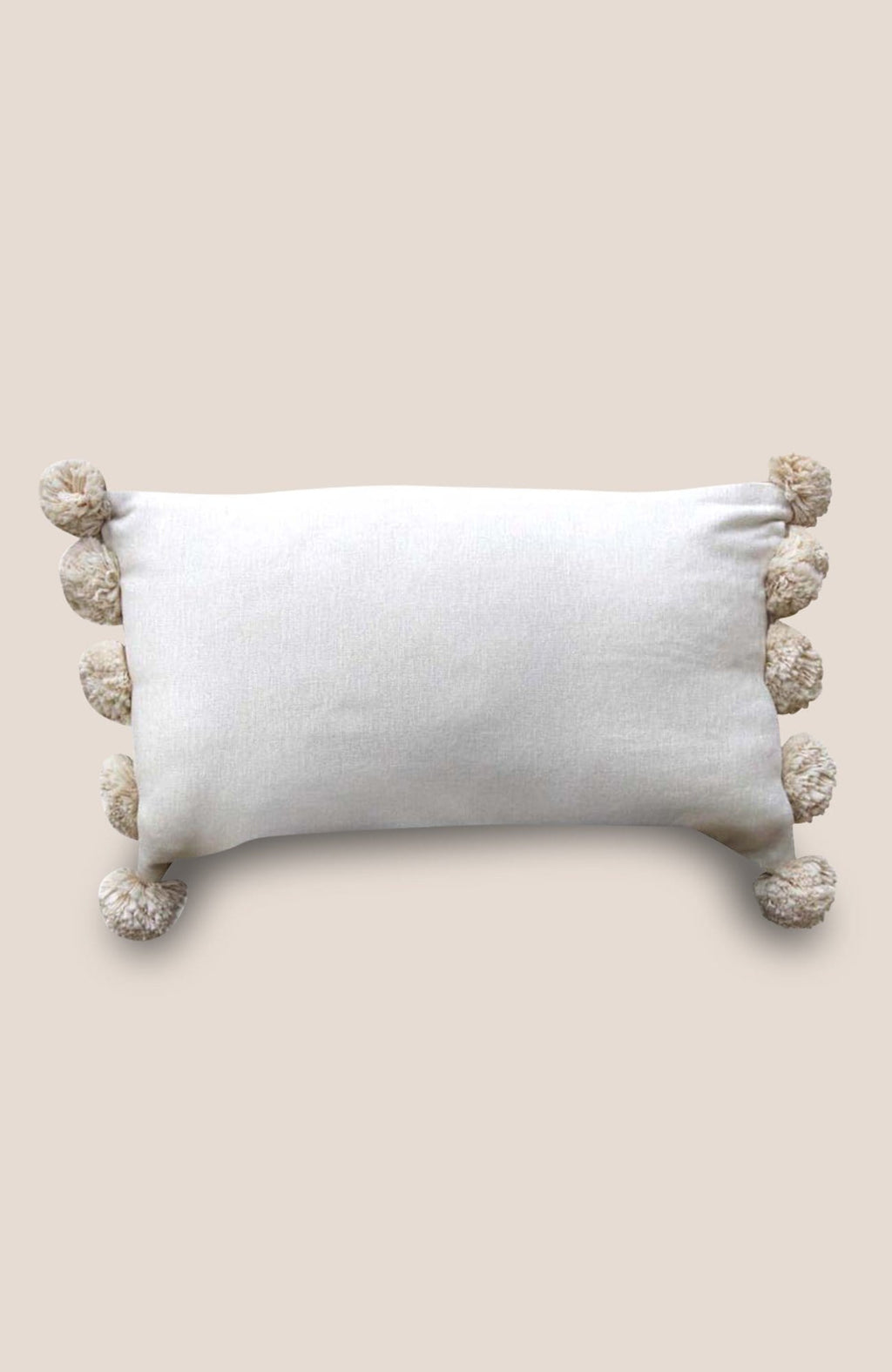 Pompon Pillow Cover Sage - Home Decor | Shop Baskets, Ceramics, Pillows, Rugs & Wall Hangs online