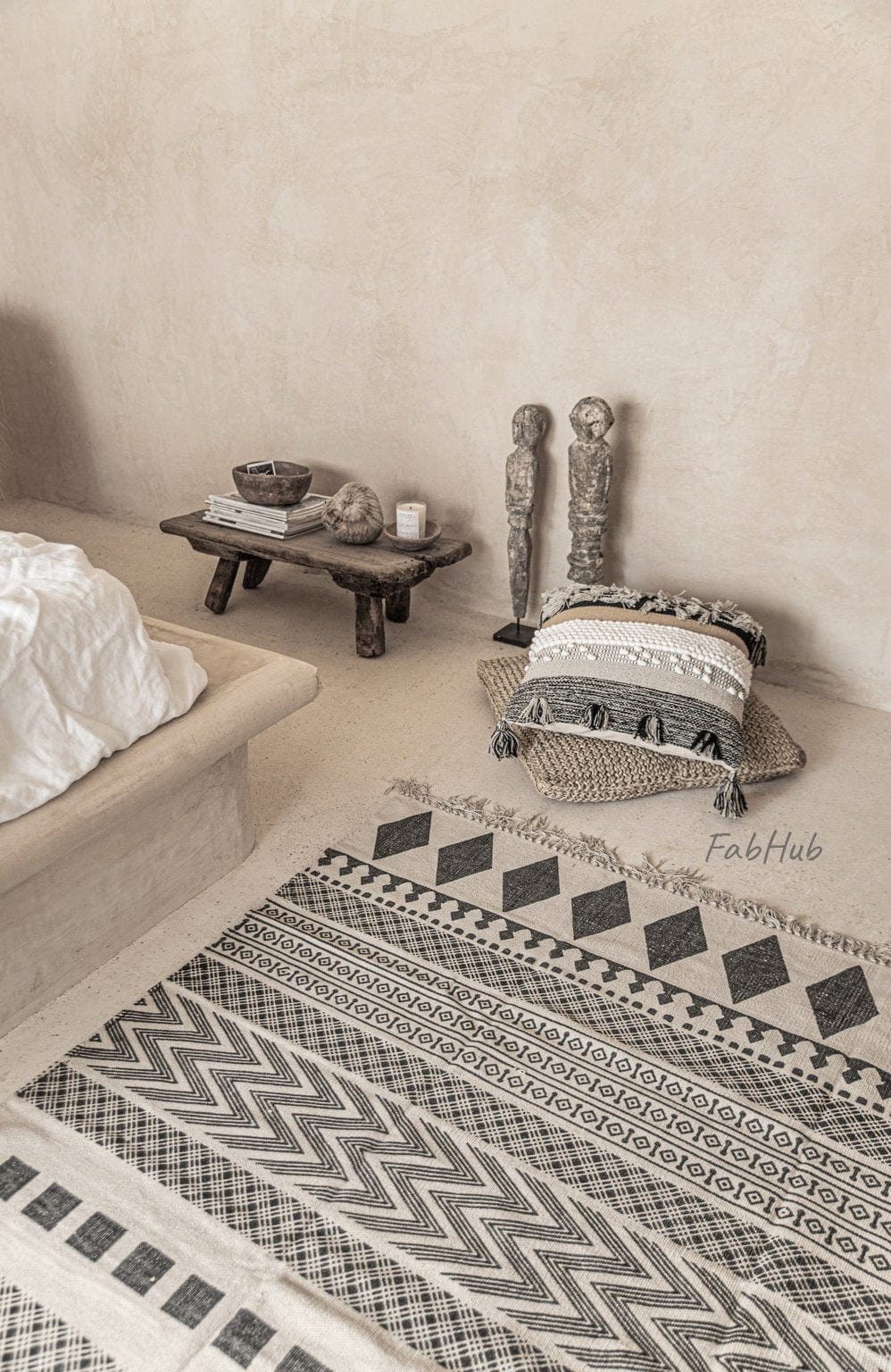 Geometric Boho Rug - Bloom - Home Decor | Shop Baskets, Ceramics, Pillows, Rugs & Wall Hangs online