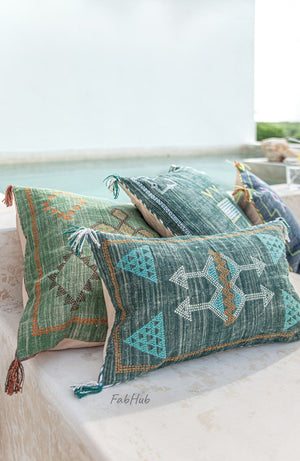 Sabra Pillow Cover Aja - Home Decor | Shop Baskets, Ceramics, Pillows, Rugs & Wall Hangs online