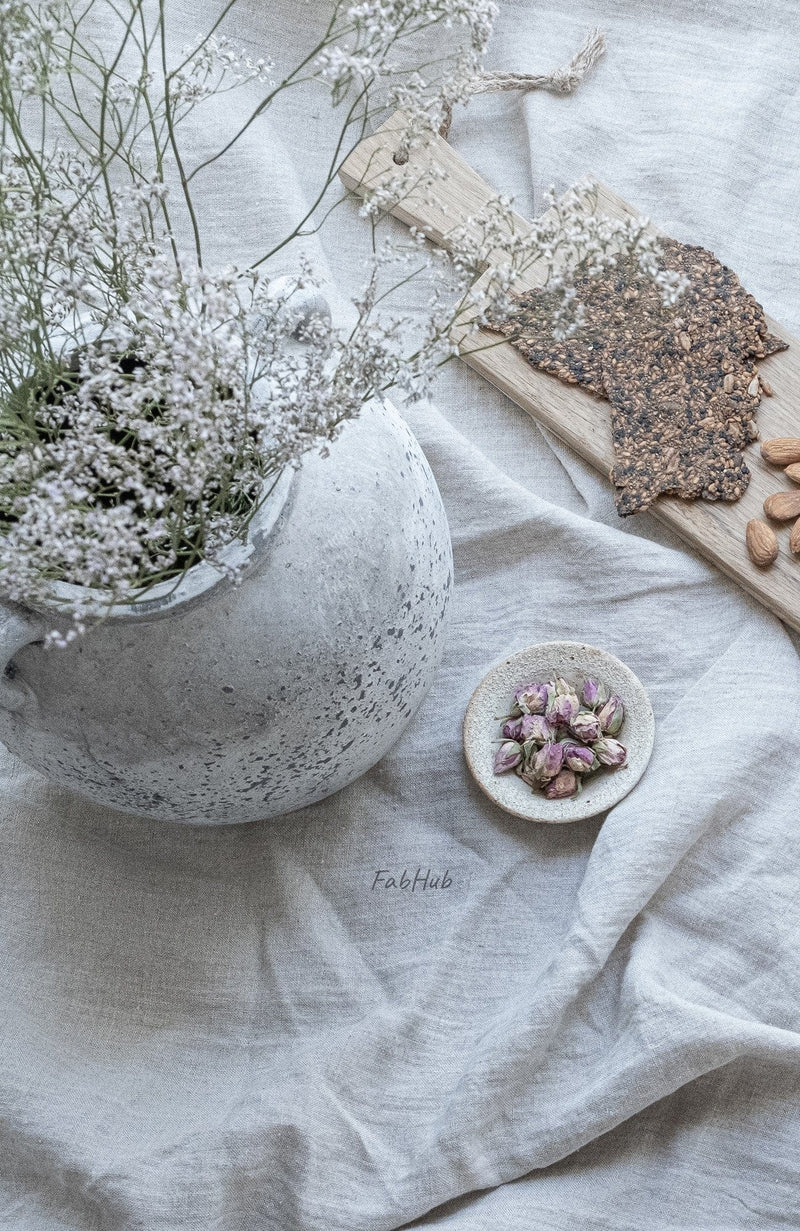 Natural Linen Tablecloth Set - Home Decor | Shop Baskets, Ceramics, Pillows, Rugs & Wall Hangs online