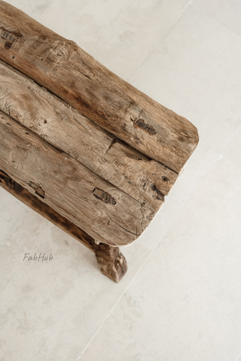 Reclaimed Wood Stool Donnis