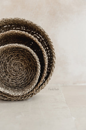 Seagrass Baskets Aurola - Set of 3