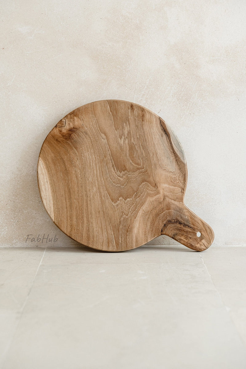 Round Wood Cutting Board S Jorah