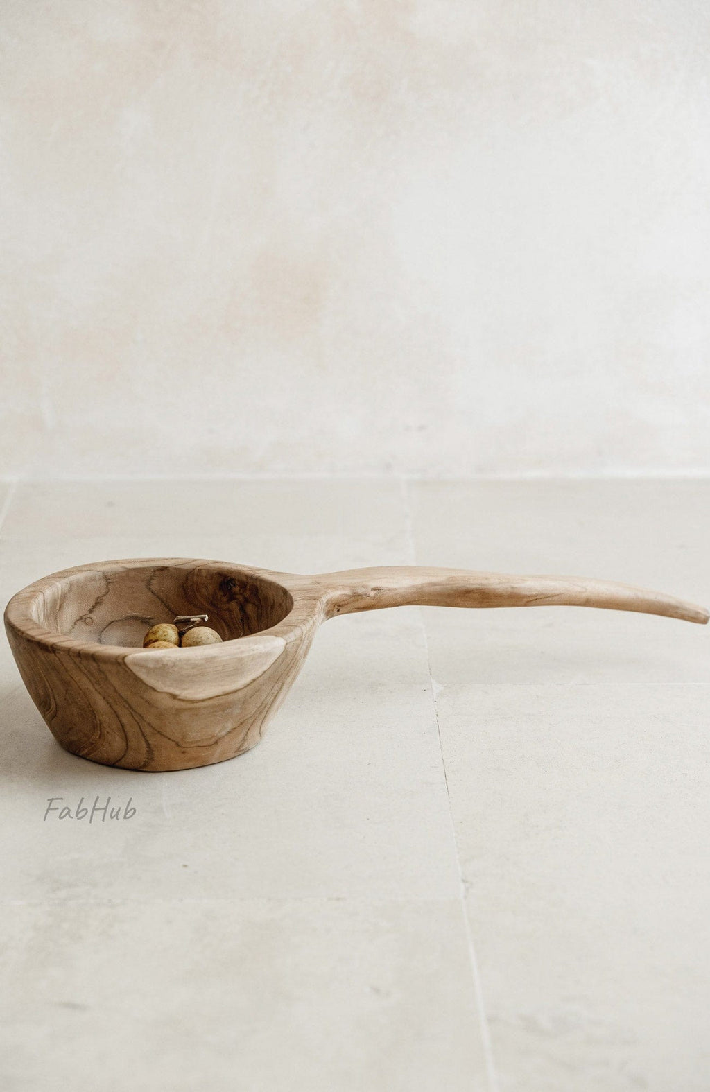 Handled Wood Bowl Pippin